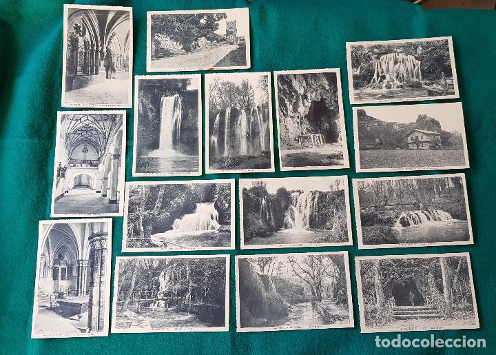 Postales: 15 POSTALES ANTIGUAS DEL MONASTERIO DE PIEDRA
