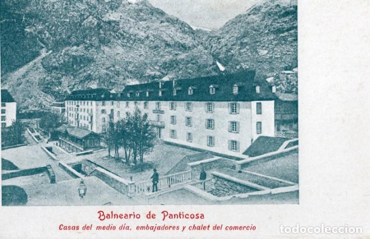 Postales: balneario de panticosa. casas del mediodia