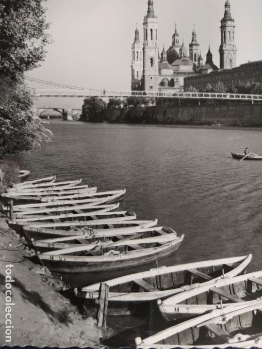 Postkarten: ZARAGOZA-TEMPLO DEL PILAR Y LA PASARELA-21-ED&middot;GARCIA GARRABELLA-POSTAL ANTIGUA-(66.339)