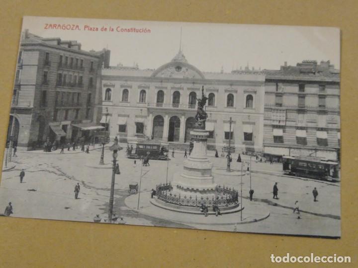 Postales: Zaragoza. Plaza de la Constituci&oacute;n. 188Fotocopia Thomas. Sin circular. - Foto 1