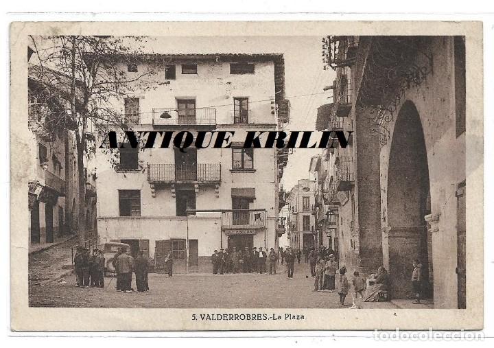 Postales: VALDERROBRES N&ordm; 5 LA PLAZA - Foto 1