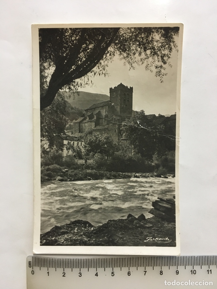 Postales: POSTAL. ALTOS PIRINEOS. BROT&Oacute;. IGLESIA PARROQUIAL. ZERKOWITZ. H. 1956?.