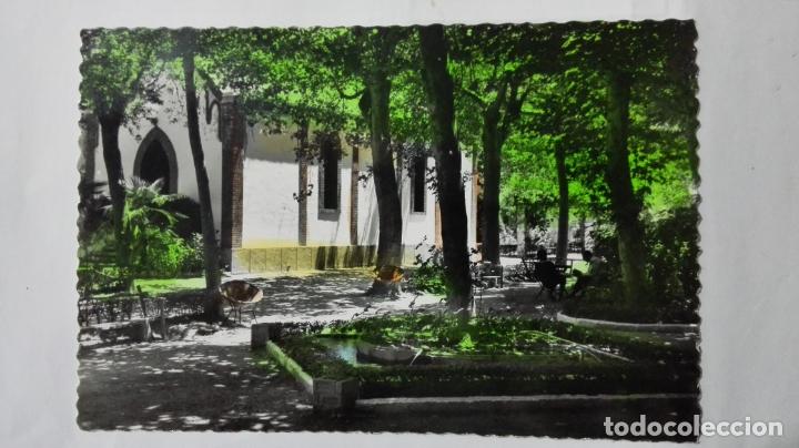Postales: POSTAL JARABA-ZARAGOZA, BALNEARIO DE SICILIA - GRAN PARQUE Y CAPILLA