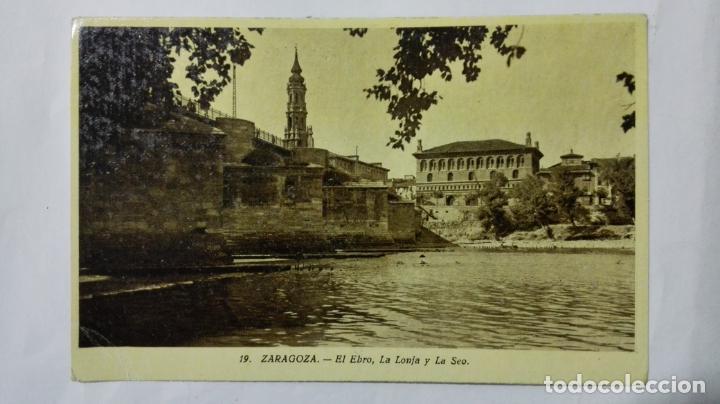 Postales: POSTAL ZARAGOZA, EL EBRO, LA LONJA Y LA SEO - Foto 1