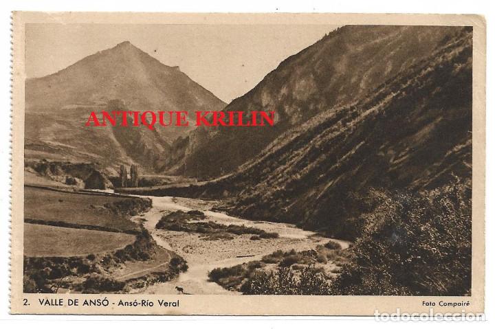 Postkarten: VALLE DE ANS&Oacute; N&ordm; 2 ANS&Oacute; RIO VERAL  .- FOTO COMPAIR&Eacute;