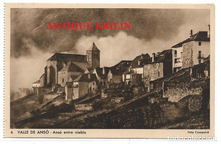 Postkarten: VALLE DE ANS&Oacute; N&ordm; 4 ANS&Oacute; ENTRE NIEBLA .- FOTO COMPAIR&Eacute;