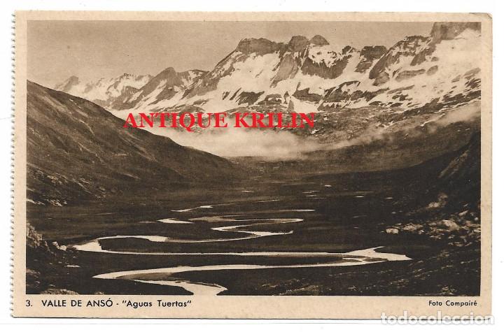 Postkarten: VALLE DE ANS&Oacute; N&ordm; 3 AGUAS TUERTAS  .- FOTO COMPAIR&Eacute;