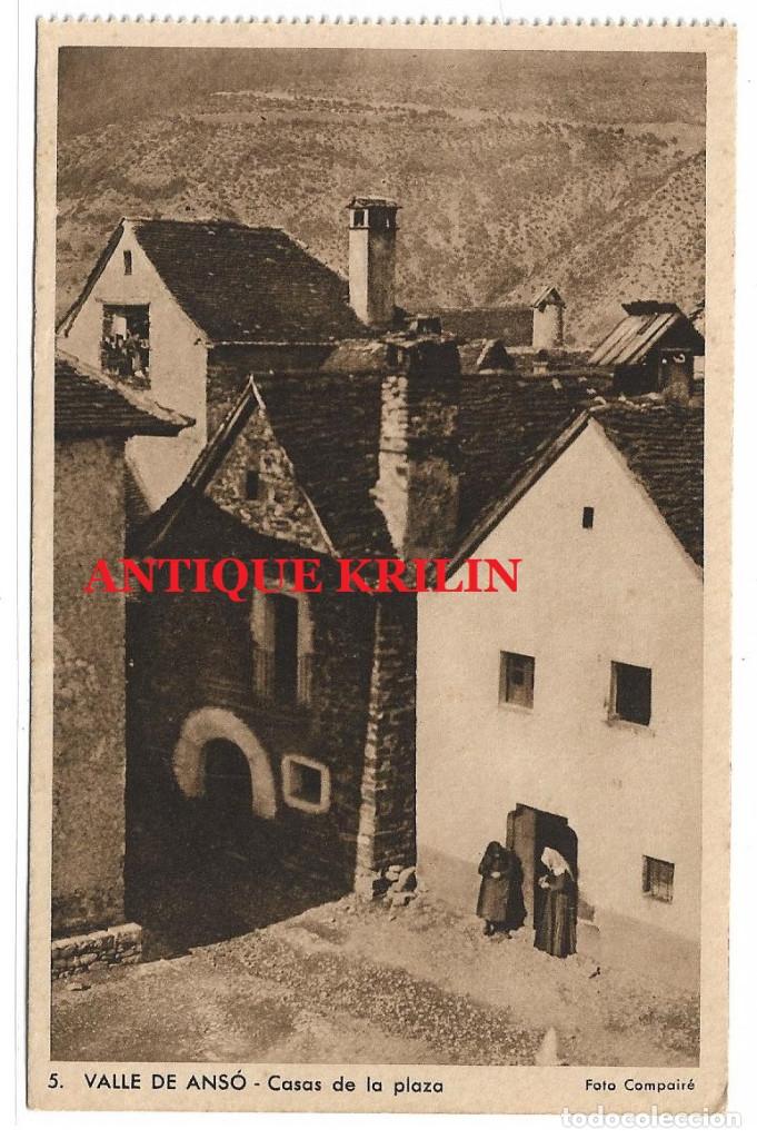 Postkarten: VALLE DE ANS&Oacute; N&ordm; 5 CASAS DE LA PLAZA  .- FOTO COMPAIR&Eacute;