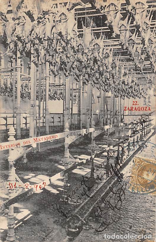 Postkarten: ZARAGOZA.- INTERIOR DEL MATADERO