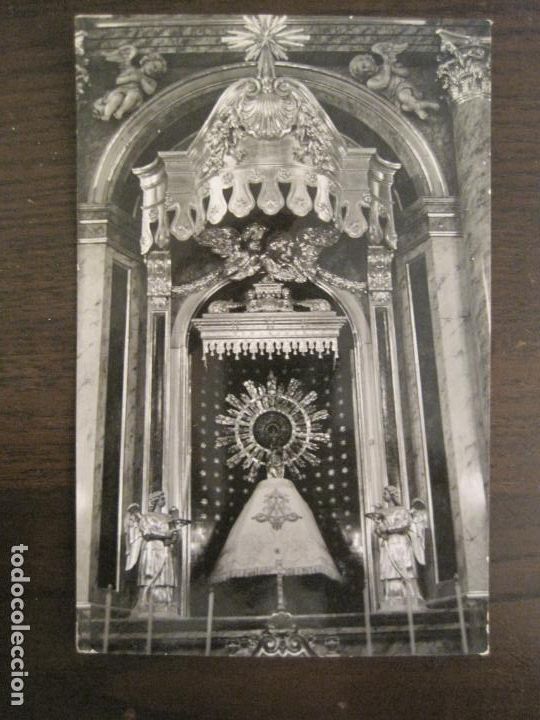 Postales: BARBASTRO-VIRGEN DEL PILAR EN SU CAMARIN-ED&middot;PARIS-2-POSTAL ANTIGUA-VER FOTOS-(68.040)