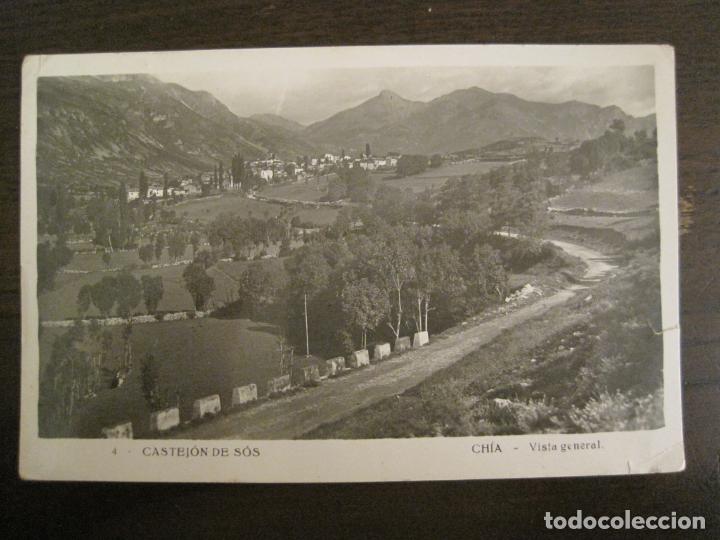 Postales: CASTEJON DE SOS-CHIA-VISTA GENERAL-FOTOGRAFICA-POSTAL ANTIGUA-(68.092)