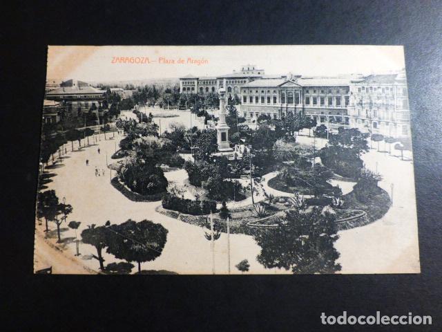 Postales: ZARAGOZA PLAZA DE ARAGON - Foto 1