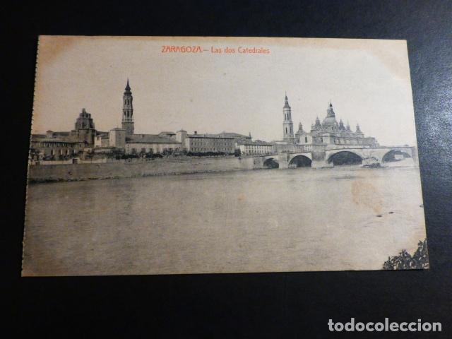 Postales: ZARAGOZA LAS DOS CATEDRALES - Foto 1