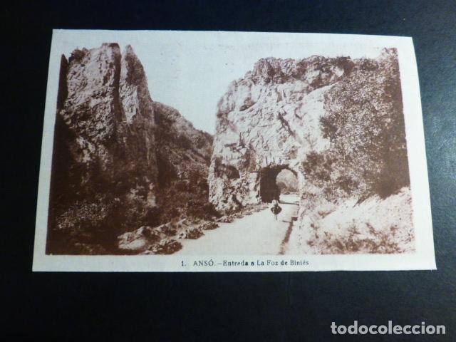 Postales: ANSO HUESCA ENTRADA A LA FOZ DE BINIES - Foto 1
