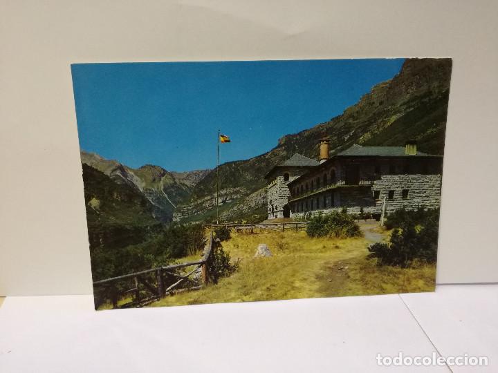 Postales: POSTAL N&ordm; 3 - ARAGON - PARQUE NACIONAL DE ORDESA, PARADOR NACINAL - ED. SICILIA 1963