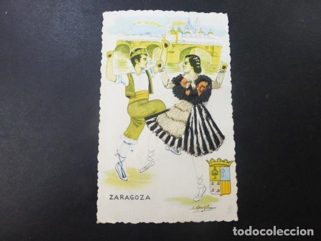 Postales: ARAGON LA JOTA POSTAL BORDADA - Foto 1