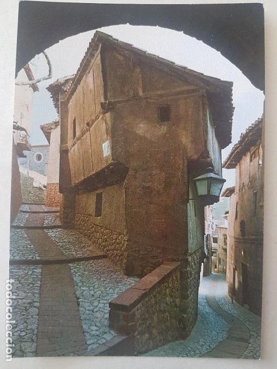 Postcards: ALBARRACIN TERUEL ARCO PORTAL DE MOLINA POSTAL