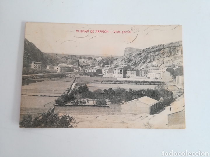 Postales: Antigua Postal Alhama de Arag&oacute;n Vista parcial a&ntilde;o 1918