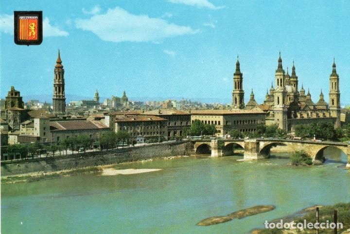 Postales: Zaragoza Basilica del Pilar y la Seo - Foto 1