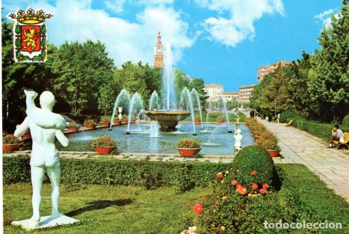 Postales: Zaragoza Parque Primo de Rivera 2 postales - Foto 2