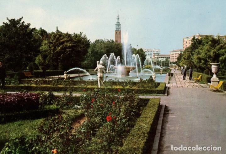 Postales: Zaragoza Parque Primo de Rivera 2 postales - Foto 1