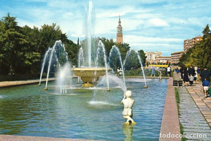 Postales: Zaragoza Parque Primo de Rivera 2 postales - Foto 2