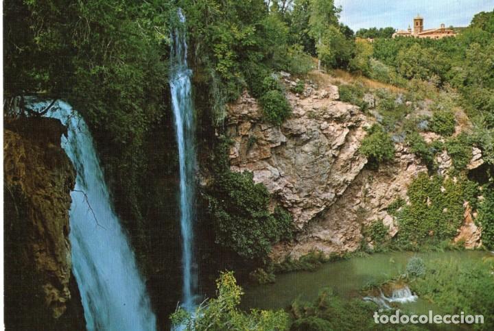 Postales: Monasterio de Piedra 2 postales cascada La Caprichosa