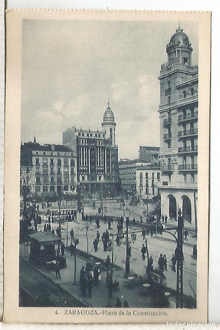 Postales: ZARAGOZA PZ CONSTITUCION SIN ESCRIBIR - Foto 1