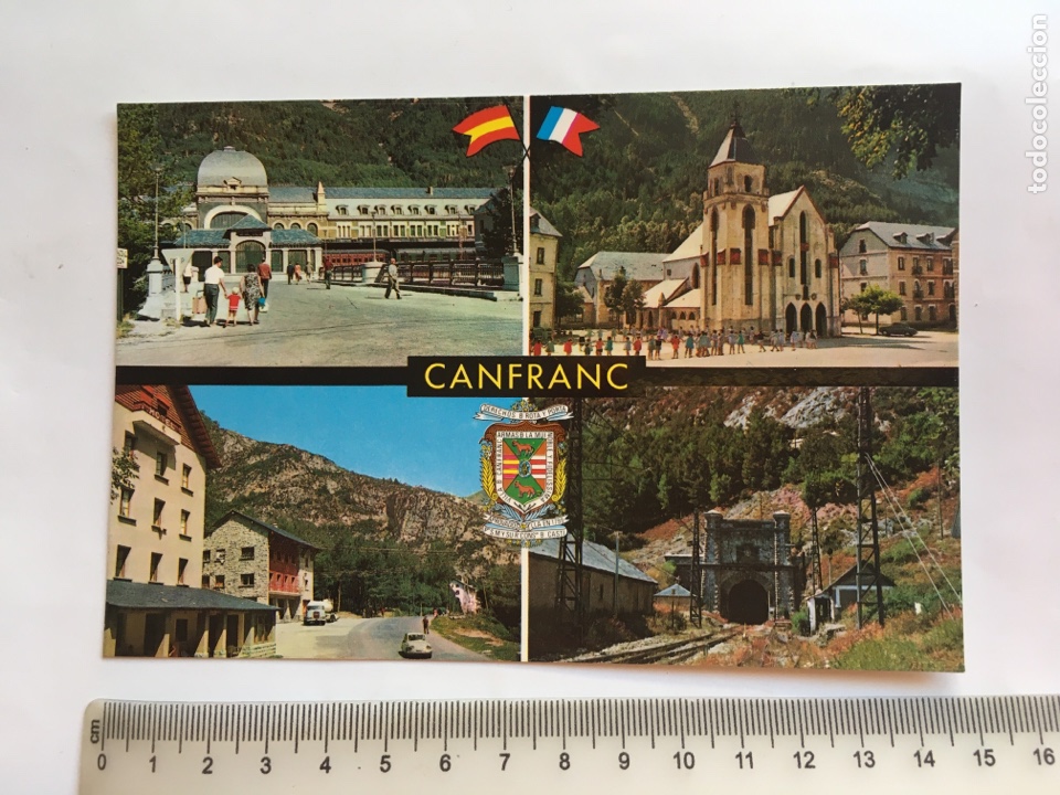 Postales: POSTAL. CANFRANC. VISTAS PARCIALES. FOTO PE&Ntilde;ARROYA.