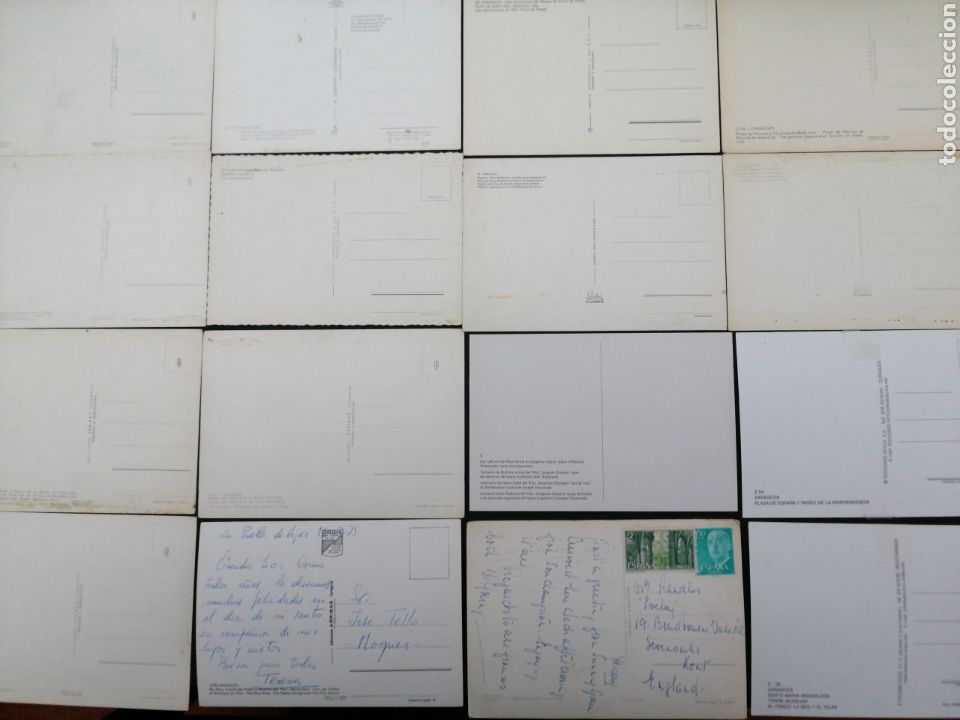Postales: ZARAGOZA, LOTE DE 48 POSTALES - Foto 2