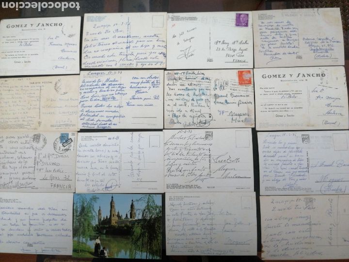 Postales: ZARAGOZA, LOTE DE 48 POSTALES - Foto 4