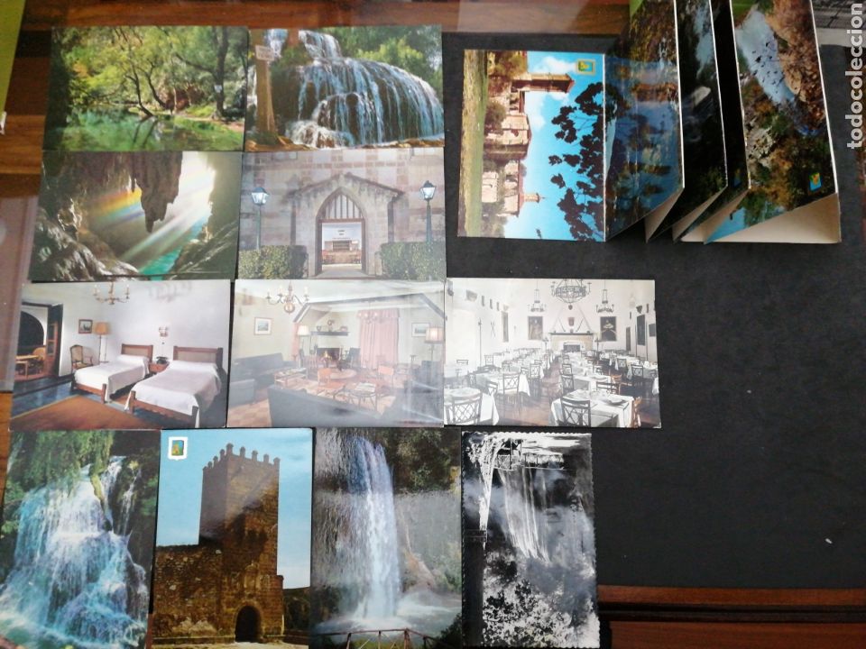 Postales: MONASTERIO DE PIEDRA, LOTE DE 11 POSTALES Y LIBRO CON 10 - Foto 1