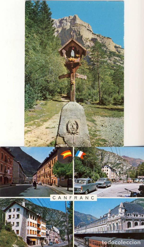 Postales: PIRINEO ARAGON&Eacute;S: CANFRANC Y PARQUE NACIONAL DE ORDESA.-(2).- SIN USAR.