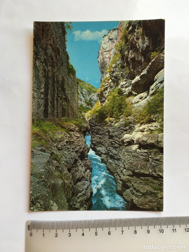 Postales: POSTAL. RUTA BENASQUE. CONGOSTO DE VENTAMILLO Y R&Iacute;O ESERA. EDICIONES SICILIA.