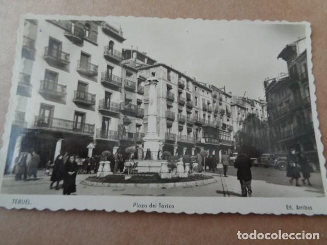Postales: TERUEL. PLAZA DE CARLOS CASTEL. TORICO. ANTIGUA POSTAL