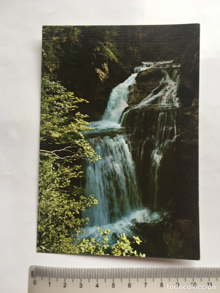 Postales: POSTAL. PARQUE NACIONAL DE ORDESA. CASCADA EN EL R&Iacute;O ARAZAS. EDICIONES SICILIA.