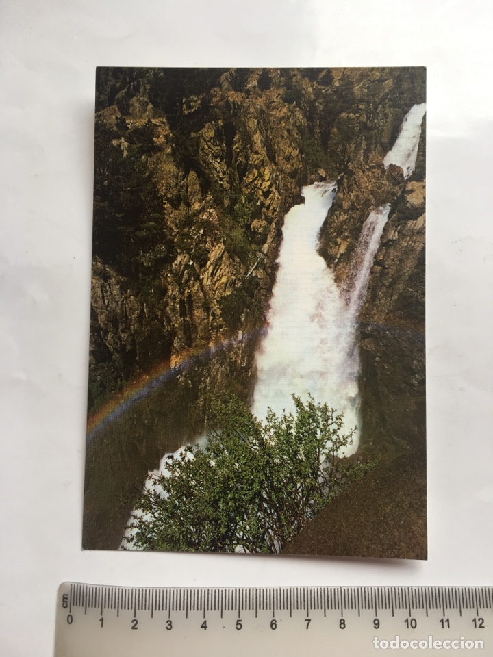 Postales: POSTAL. BALNEARIO DE PANTICOSA. CASCADA DEL PINO. EDICIONES SICILIA.