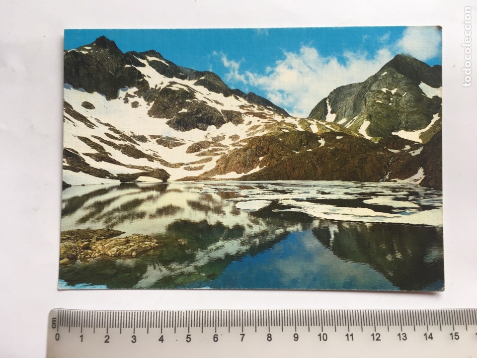 Postales: POSTAL. BALNEARIO DE PANTICOSA. LAGOS AZULES, COLLAO DE TEBARRAY Y MACIZO DEL INFIERNO. EDICIONES
