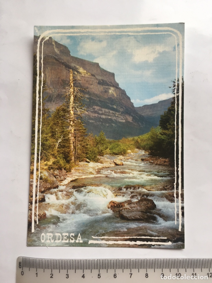 Postales: POSTAL. PARQUE NACIONAL DE ORDESA. R&Iacute;O ARAZAS AL FONDO CIRCO DE SOASO. EDICIONES SICILIA.