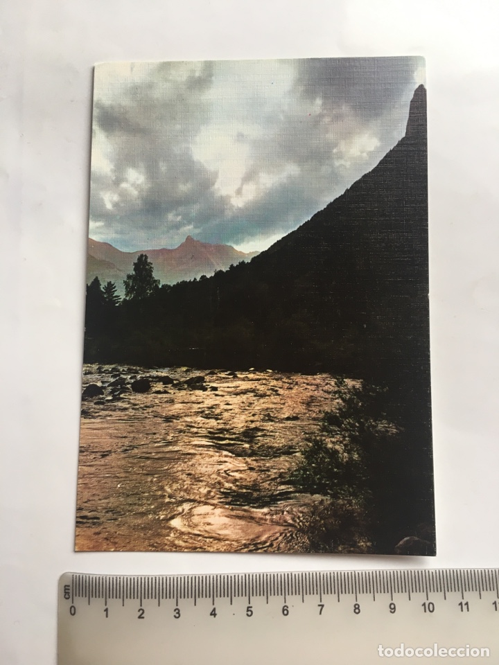 Postales: POSTAL. PARQUE NACIONAL DE ORDESA. R&Iacute;O ARAZAS, PICO TENDEDERA Y TOZAL DEL MALLO. EDICIONES SICILIA.