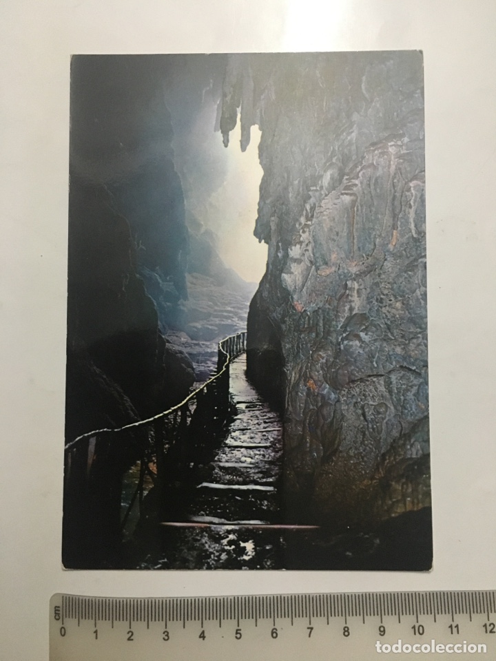Postales: POSTAL. MONASTERIO DE PIEDRA. ACCESO &Iacute;NTERIOR GRUTA IRIS. EDIC SICILIA.