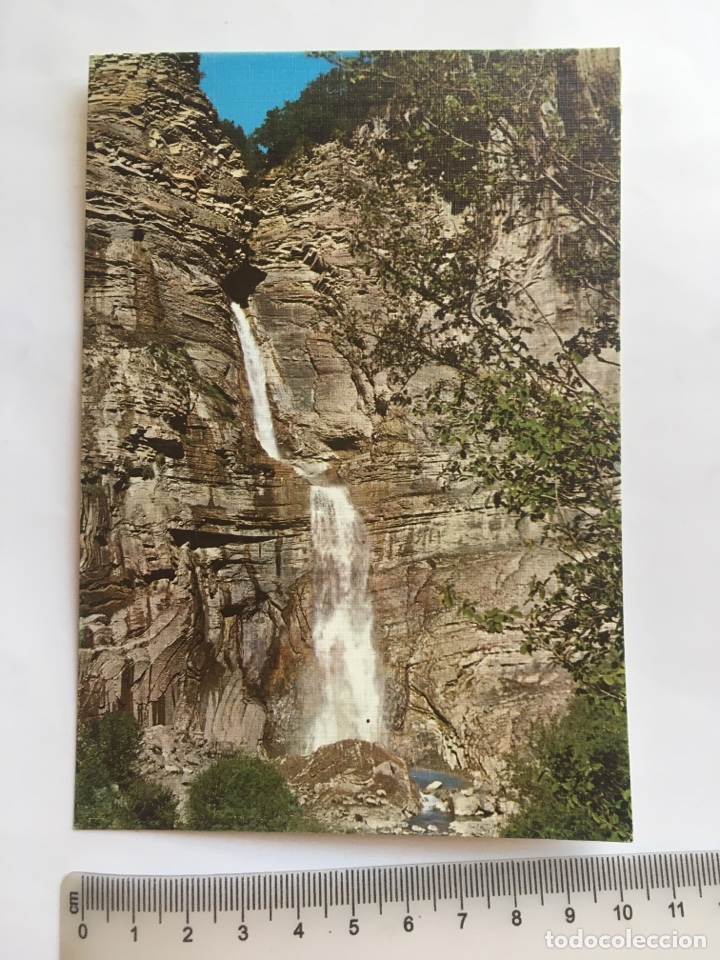 Postales: POSTAL. BROT&Oacute;. CASCADA DE SORROSAL. EDICIONES SICILIA.