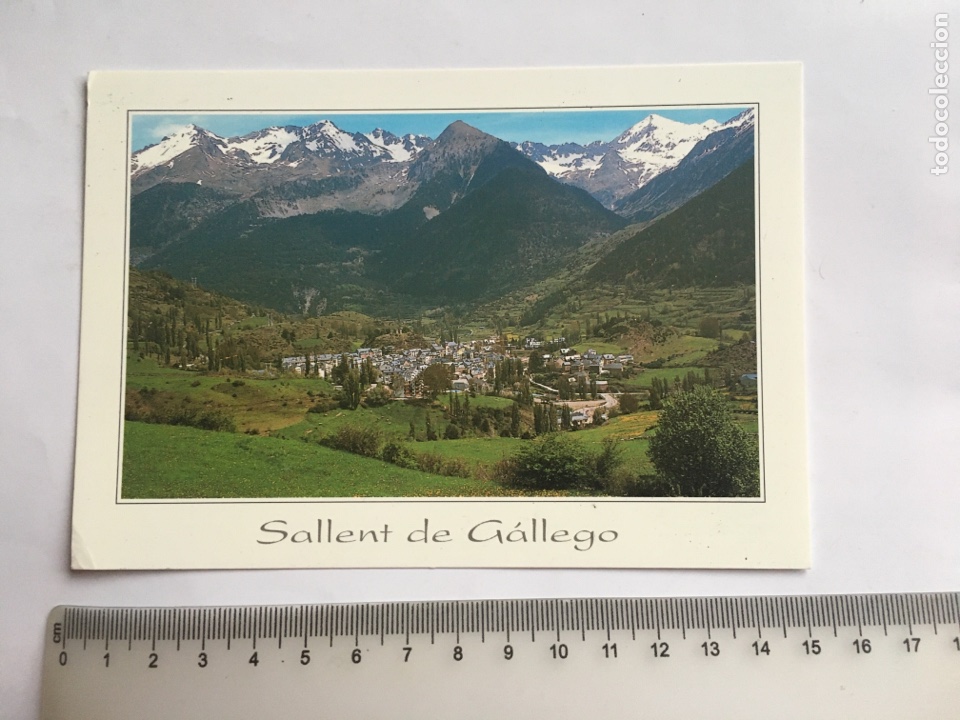 Postales: POSTAL. SALLENT DE GALLEGO. VISTA GENERAL. EDICIONES SICILIA.
