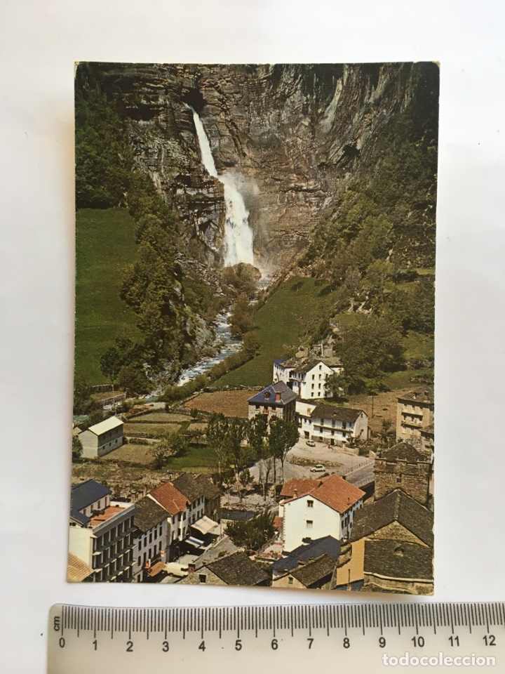 Postales: POSTAL. BROT&Oacute;. PANOR&Aacute;MICA Y CASCADA. DEL SORROSAL. EDICIONES SICILIA.