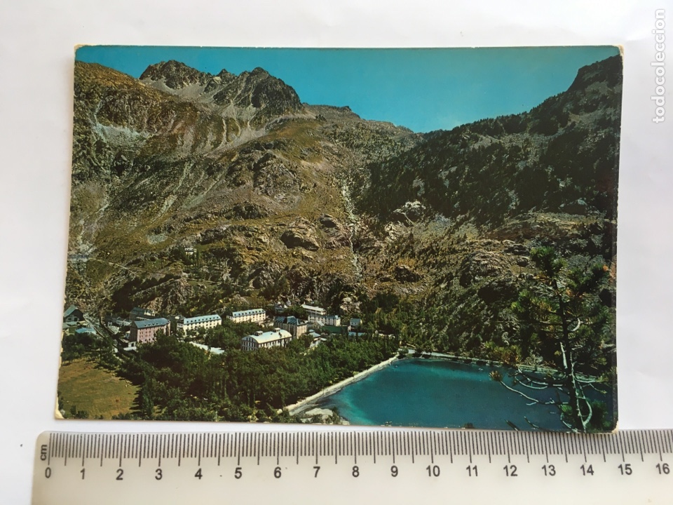 Postales: POSTAL. BALNEARIO DE PANTICOSA. VISTA GENERAL. AL FONDO MACIZO DE BRAZATOS. EDIC SICILIA.