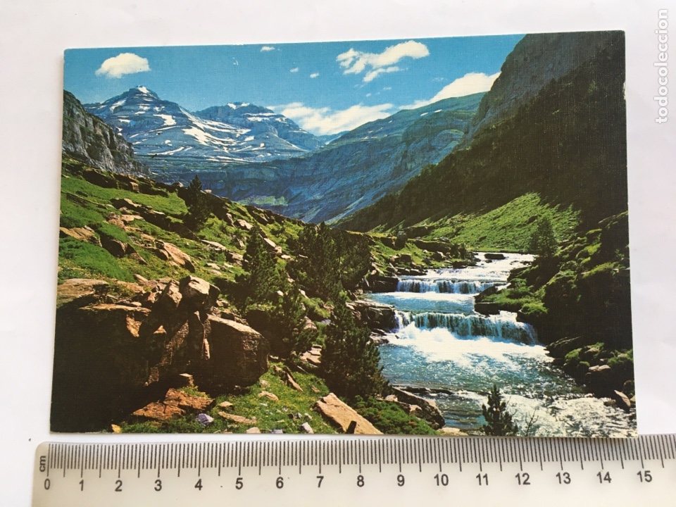 Postales: POSTAL. PARQUE NACIONAL DE ORDESA. GRADAS DE SOASO. EDICIONES SICILIA.