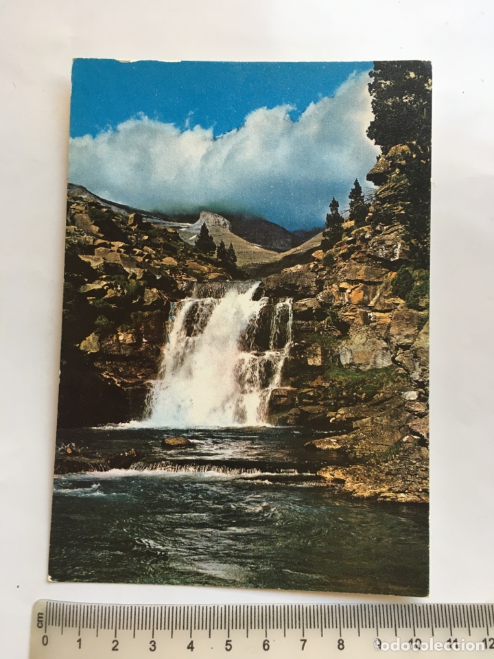 Postales: POSTAL. PARQUE NACIONAL DE ORDESA. GRADAS DE SOASO Y TORRE DE GORITZ. EDICIONES SICILIA.