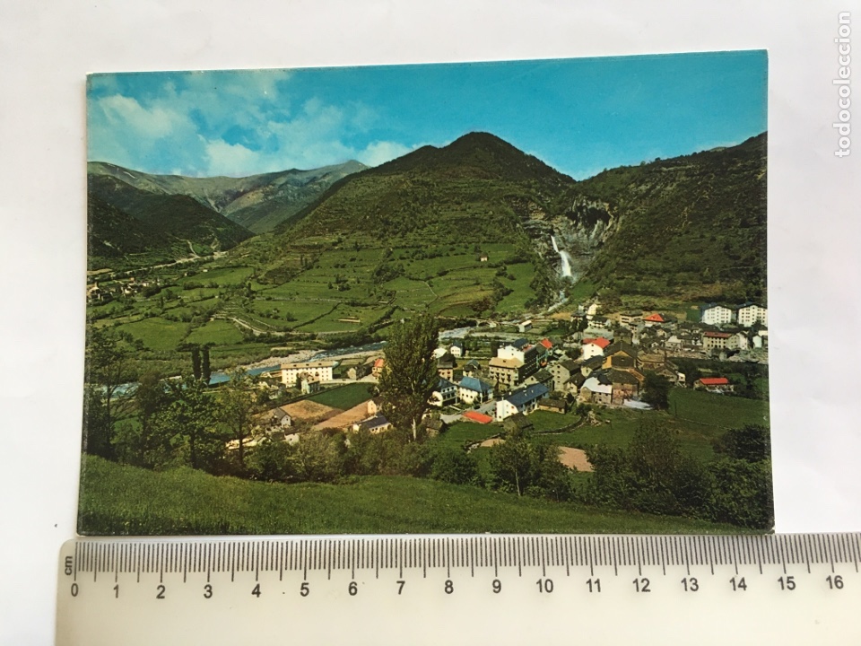 Postales: POSTAL. BROT&Oacute;. VISTA GENERAL Y CASCADA DEL SORROSAL. EDICIONES SICILIA.