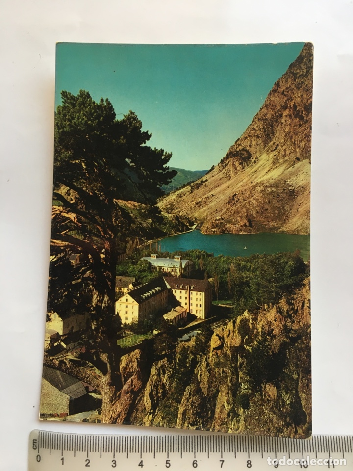 Postales: POSTAL. BALNEARIO DE PANTICOSA. AL FONDO GARMO NEGRO Y COLLADO DE PONDIELLOS. EDICIONES SICILIA.