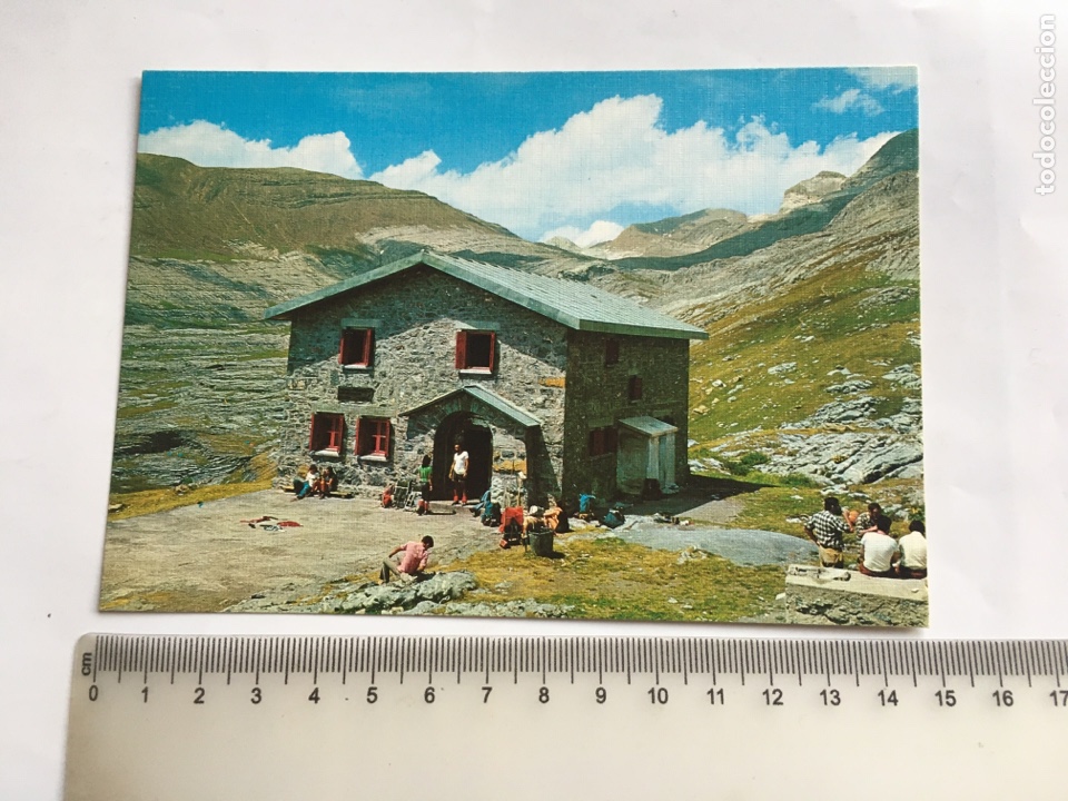 Postales: POSTAL. PARQUE NACIONAL DE ORDESA. REFUGIO DELGADO DE &Uacute;BEDA. EDICIONES SICILIA.